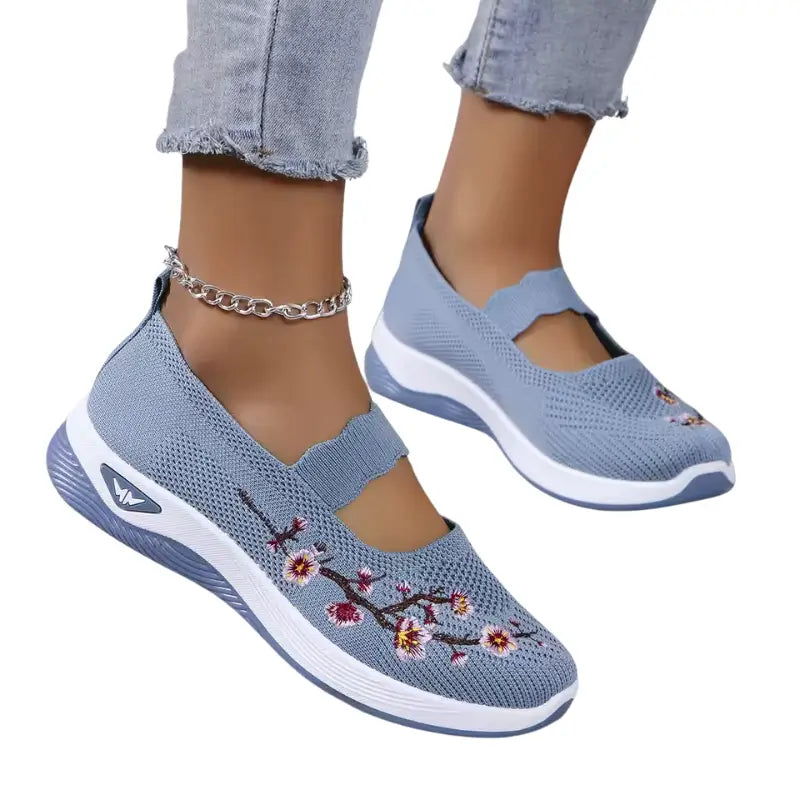 Baskets Sans Lacets Femme Floral