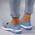Baskets Sans Lacets Femme Orthopédique Floral