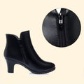 Botte Femme Fourrée Imperméable à Tige Moyenne Jully