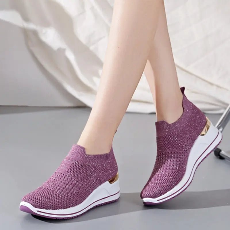 Baskets Chaussette à Talon Haut Femme Orthopédique Isabella - Belle Étoile