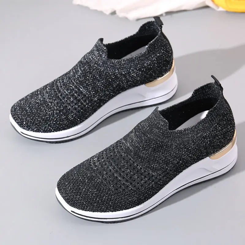 Baskets Chaussette à Talon Haut Femme Orthopédique Isabella - Belle Étoile