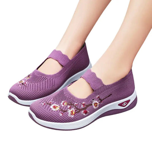 Baskets Sans Lacets Femme Orthopédique Floral - Belle Étoile