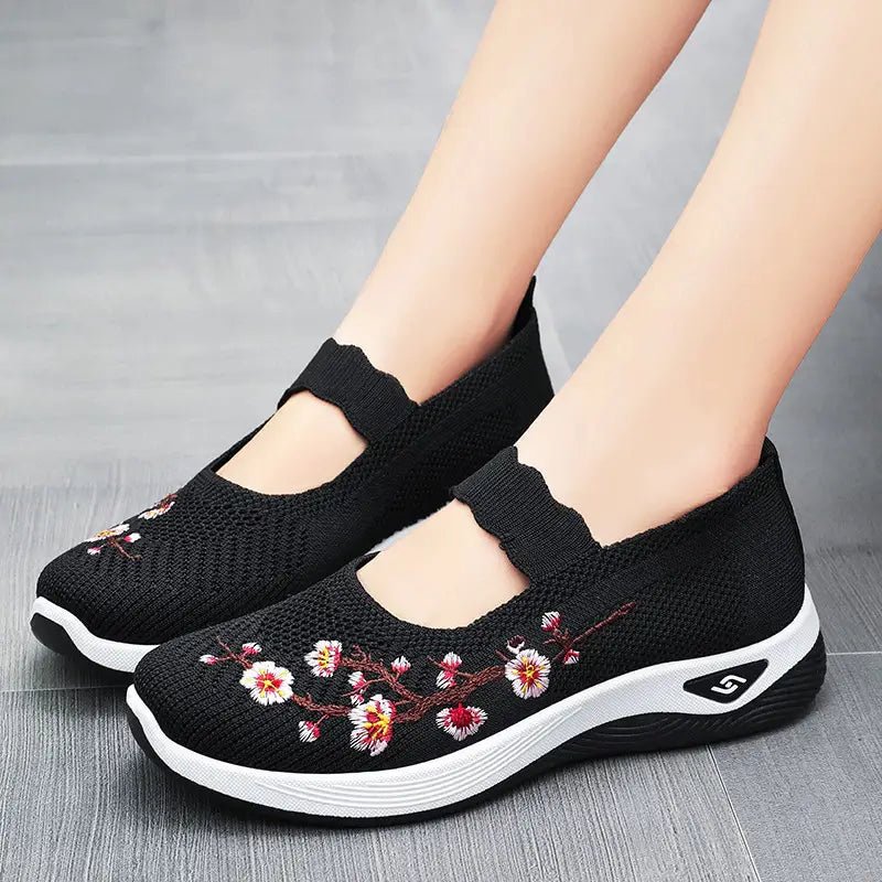 Baskets Sans Lacets Femme Orthopédique Floral - Belle Étoile